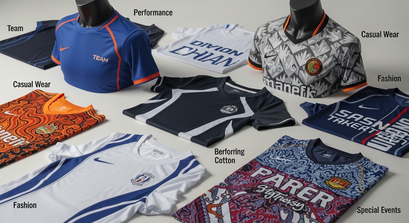 DTF jersey kain gelap