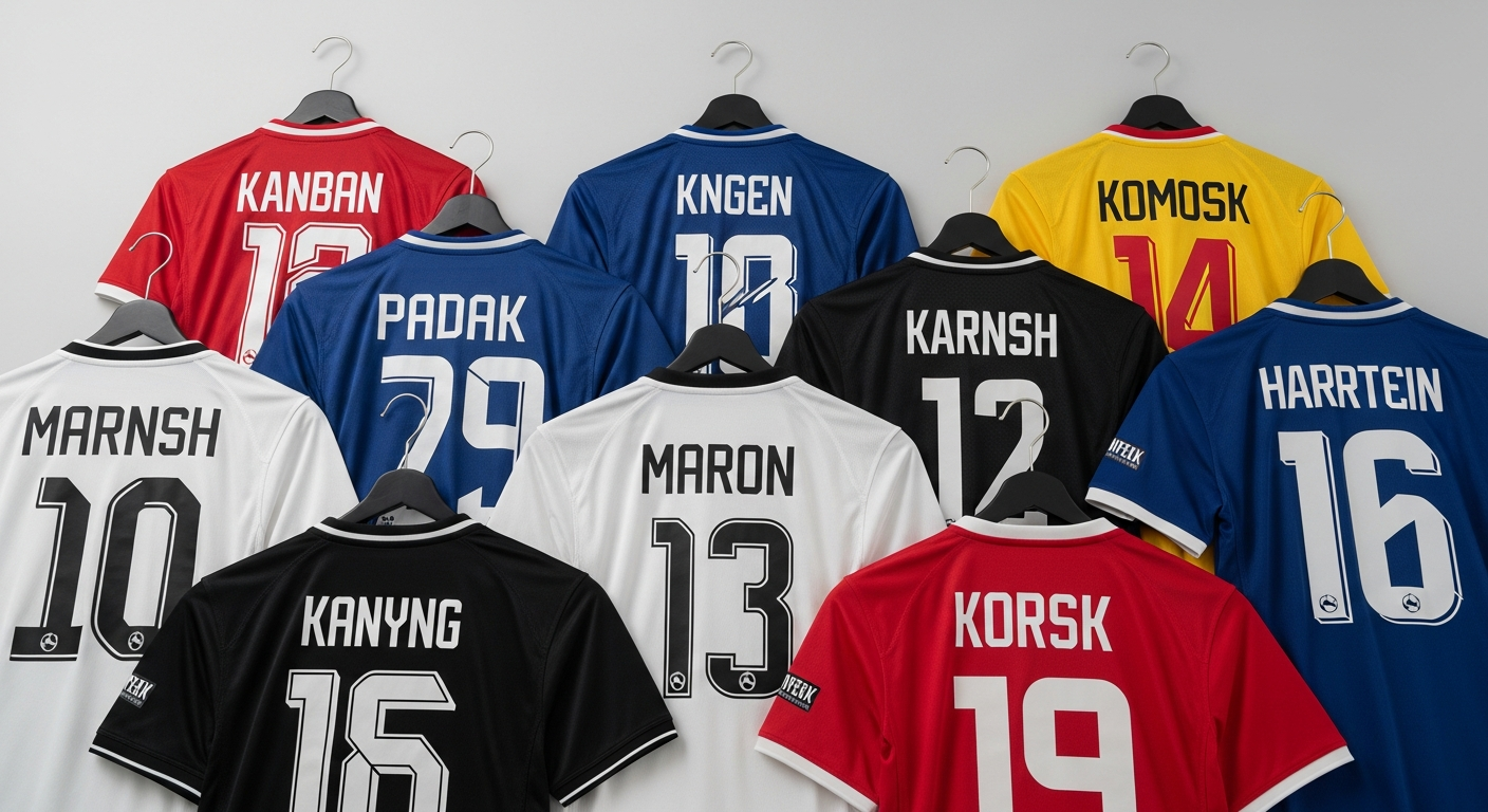 DTF jersey nama dan nomor