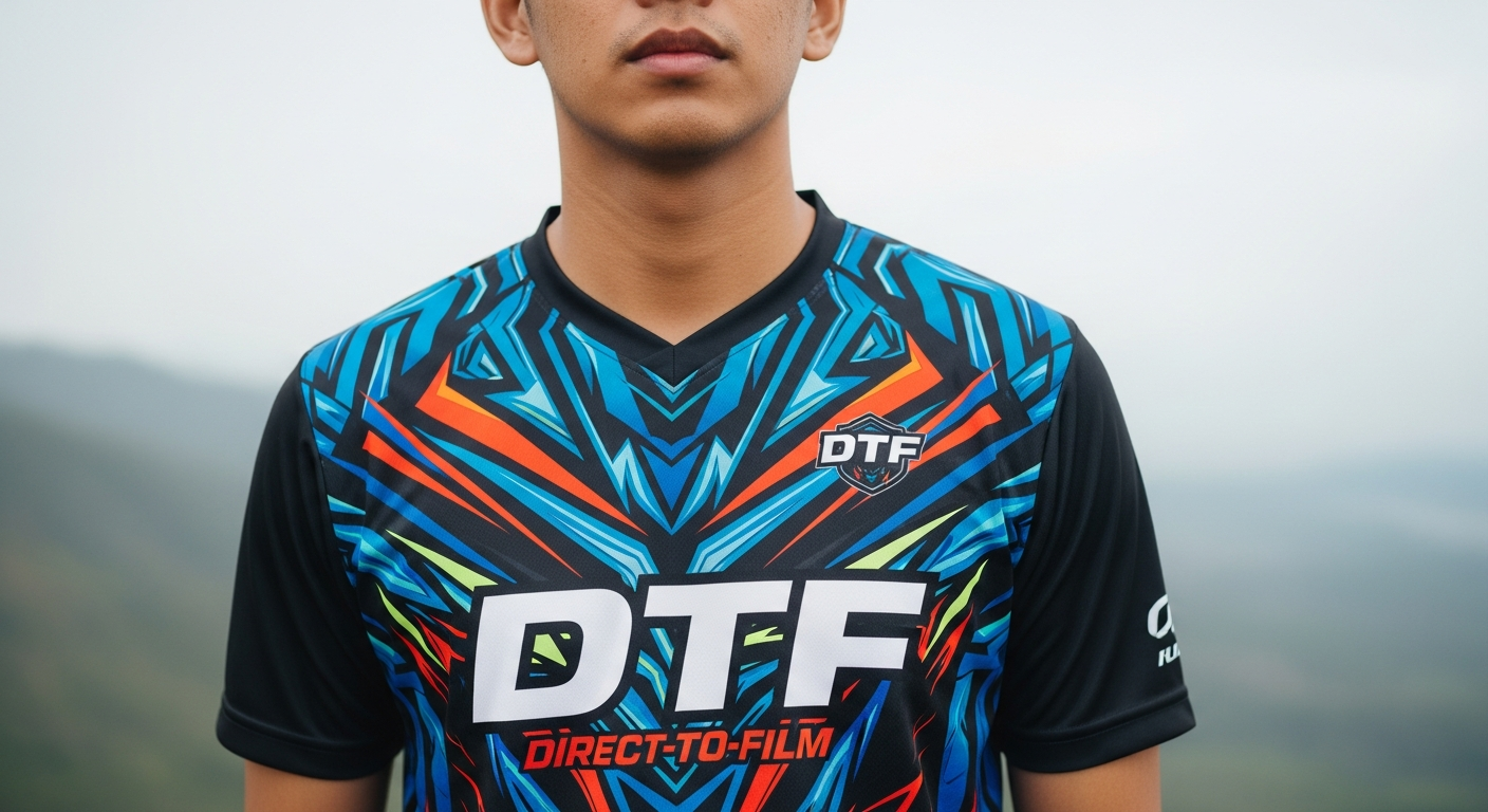 DTF jersey olahraga outdoor
