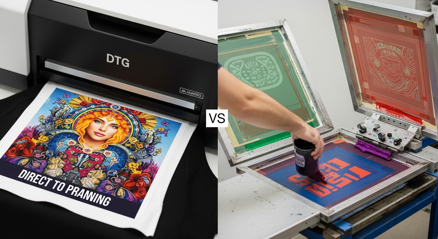 DTF vs DTG perbedaan