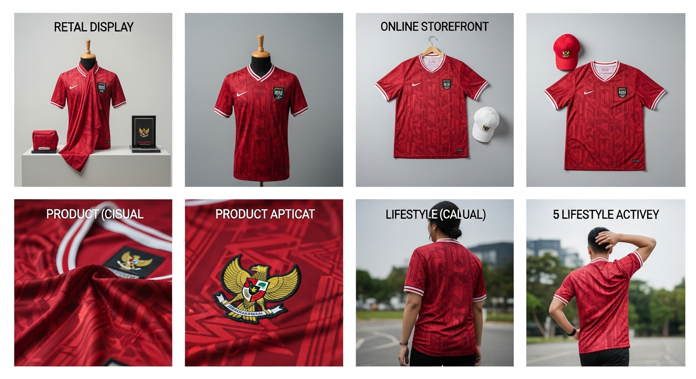 DTG jersey warna putih