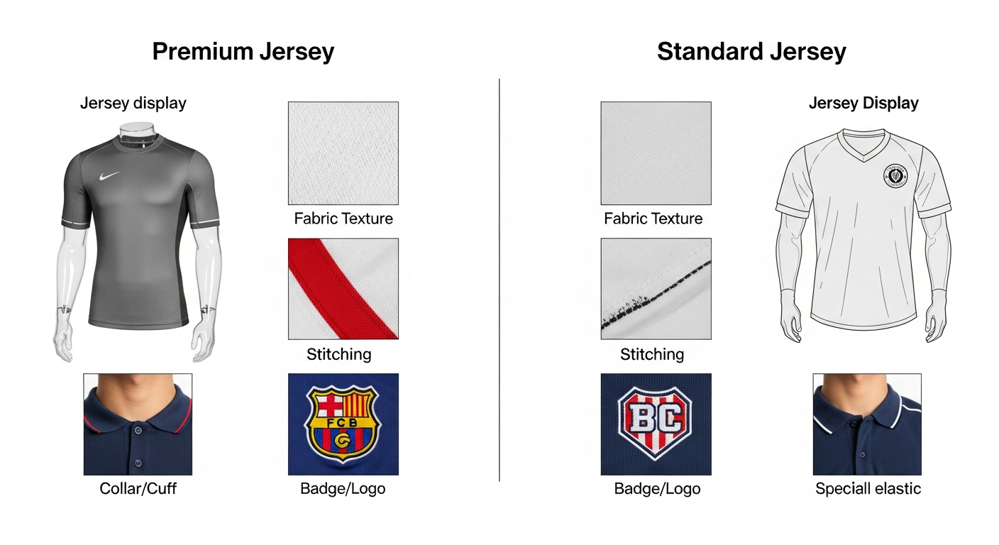 Harga Jersey Premium vs Standar: Mana yang Lebih Baik untuk Jersey? harga jersey premium vs standar