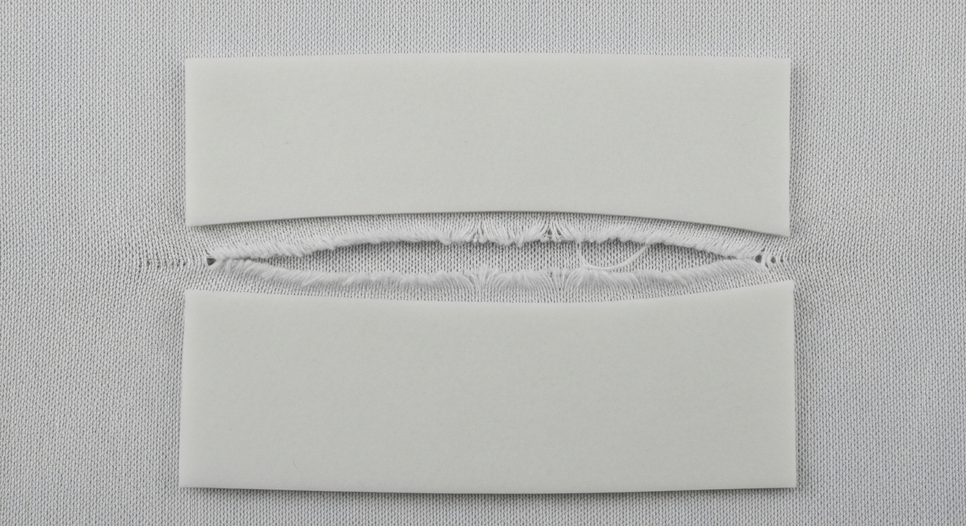 jersey robek cara jahit invisible