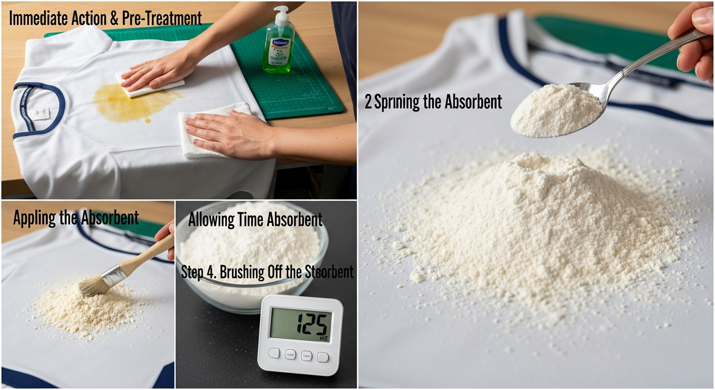 jersey terkena minyak noda membandel