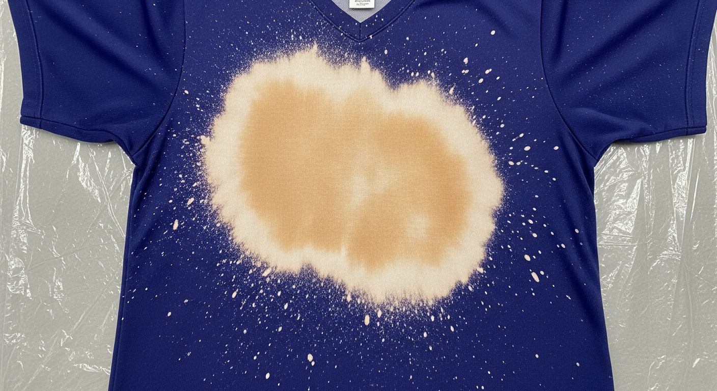 jersey terkena pemutih cara fix