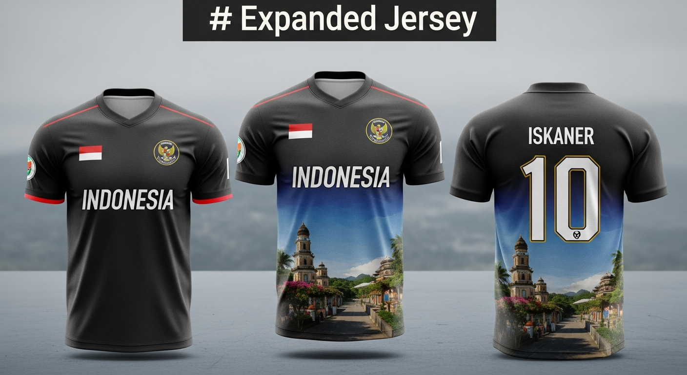 jersey untuk souvenir wisata