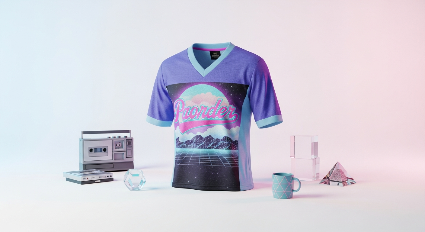 Jersey Vaporwave Retro Featured