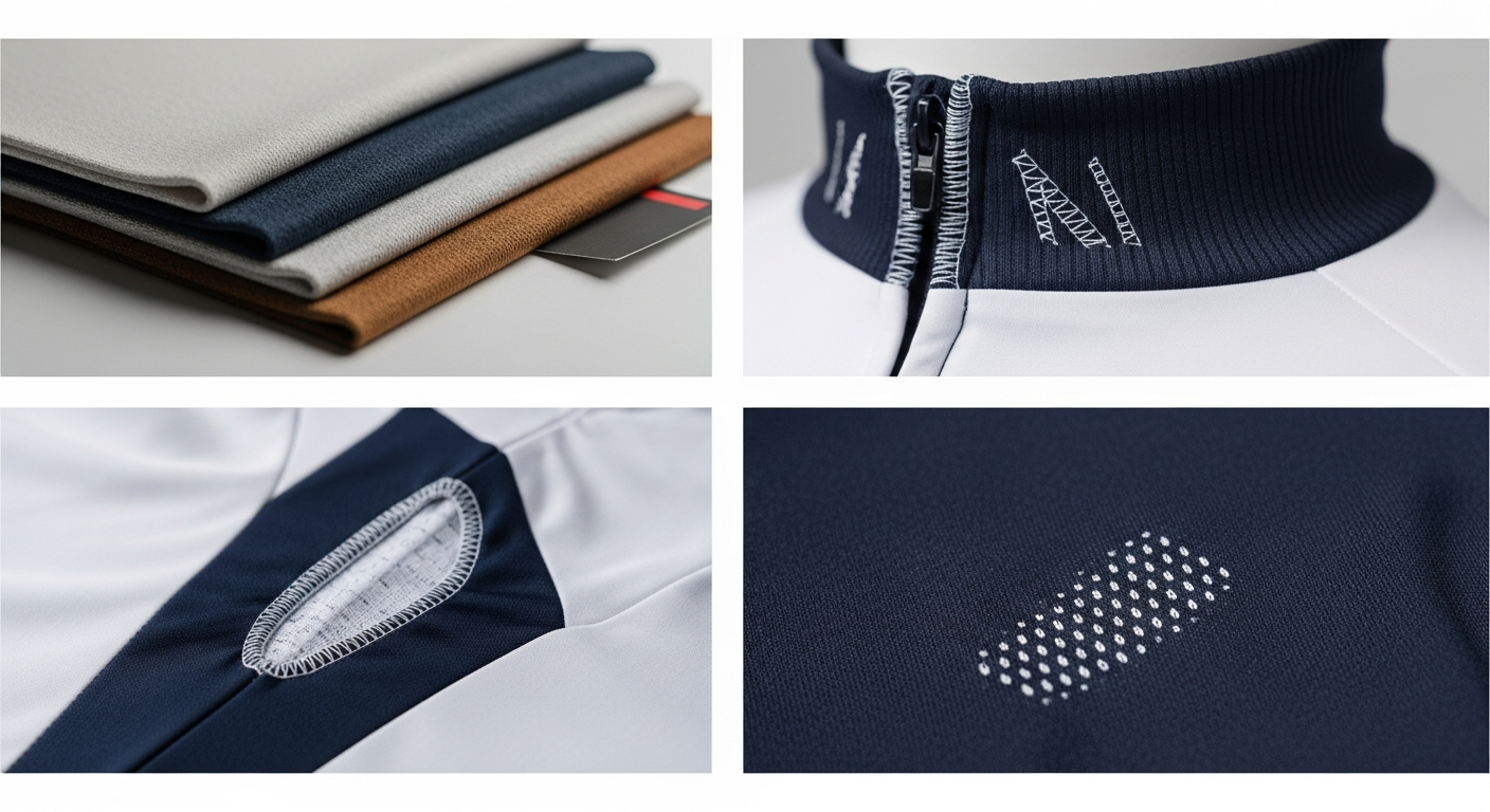 Karakteristik dan Spesifikasi Utama - jersey warna metalik effect | Natex Vendor