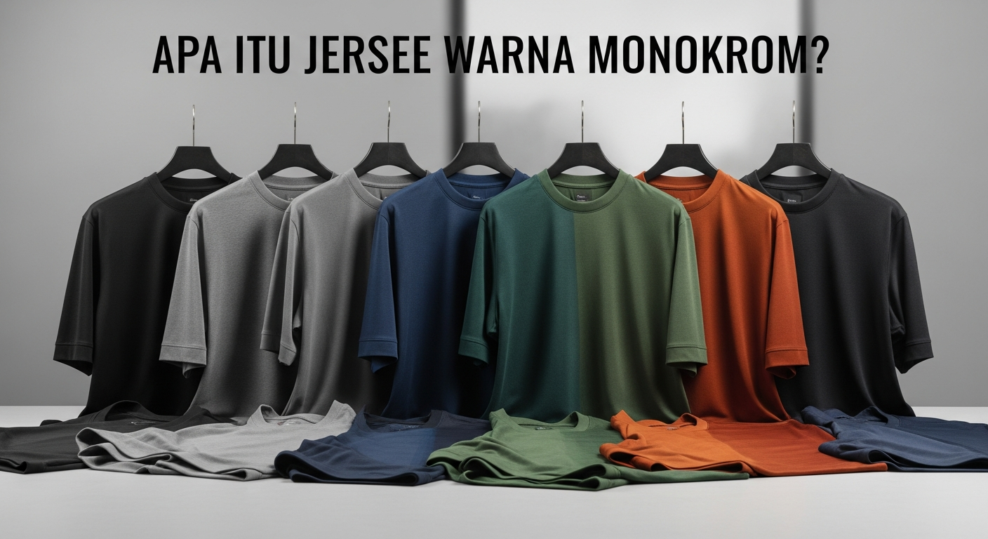 Apa Itu Jersey Warna Monokrom? - jersey warna monokrom | Natex Vendor