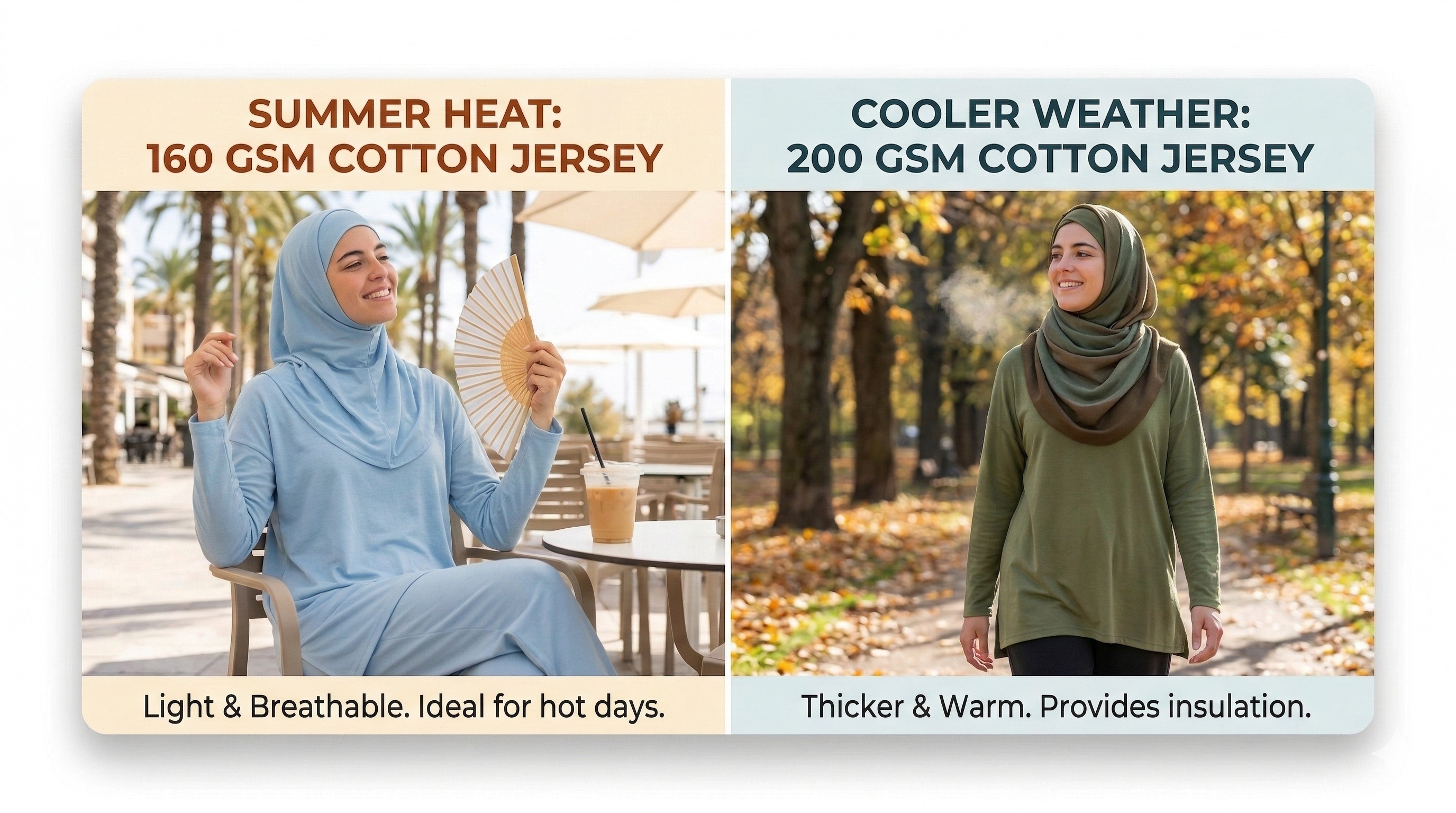 katun jersey 160 gsm vs 200 gsm