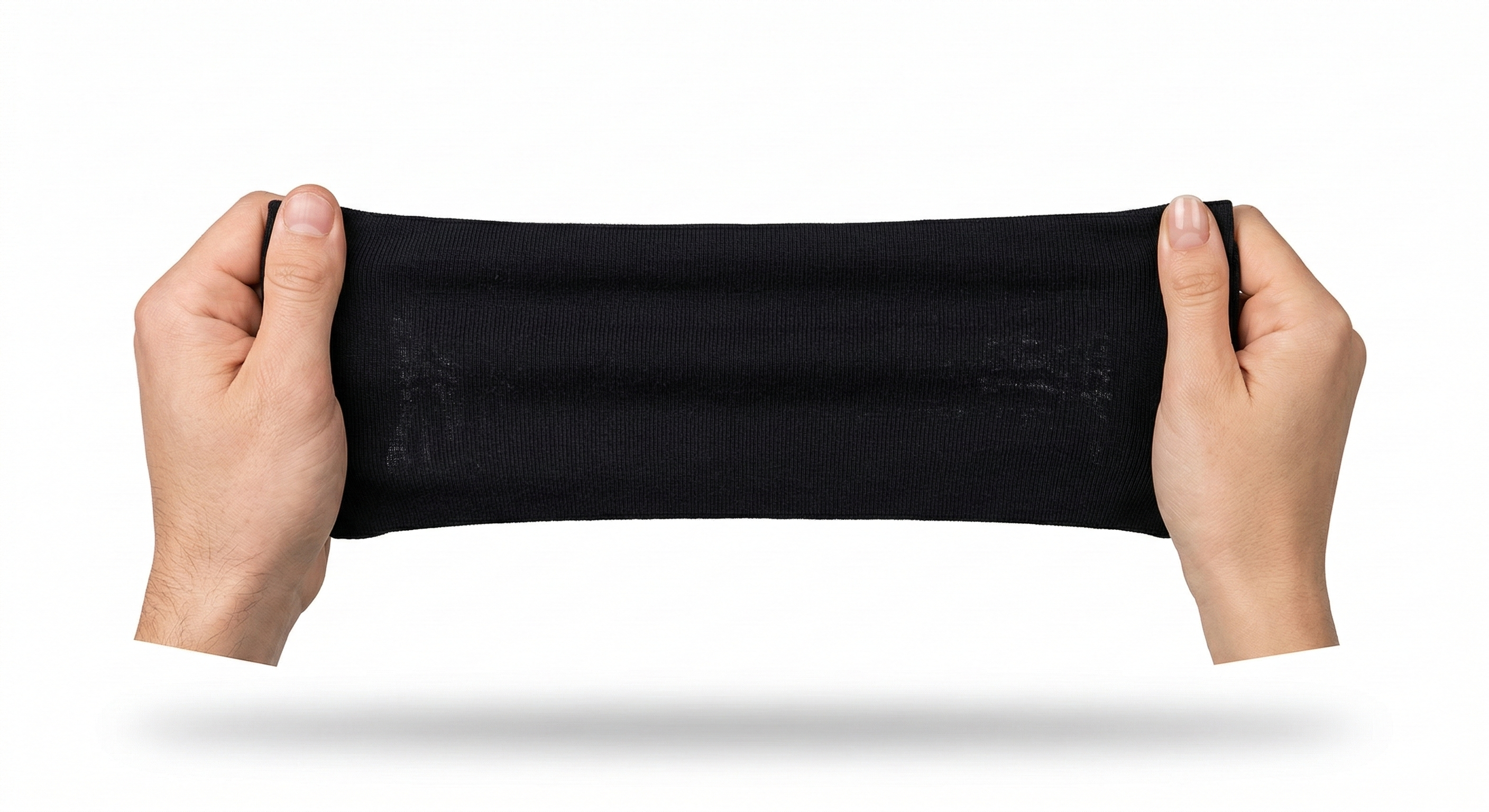 katun jersey hitam pekat