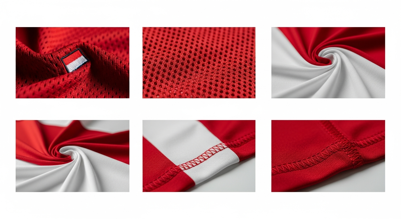 katun jersey menyerap keringat