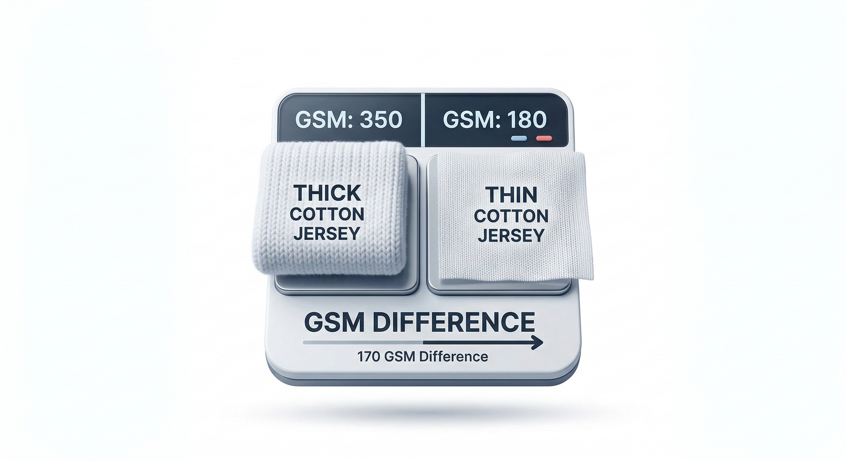 katun jersey tebal vs tipis