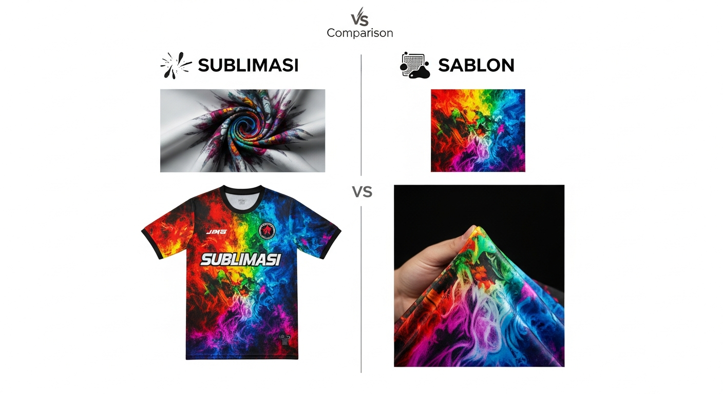 kelebihan sublimasi dibanding sablon
