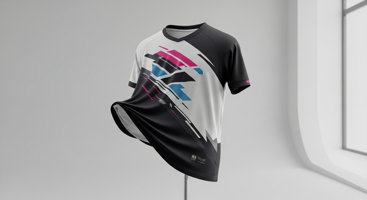 komposisi desain jersey