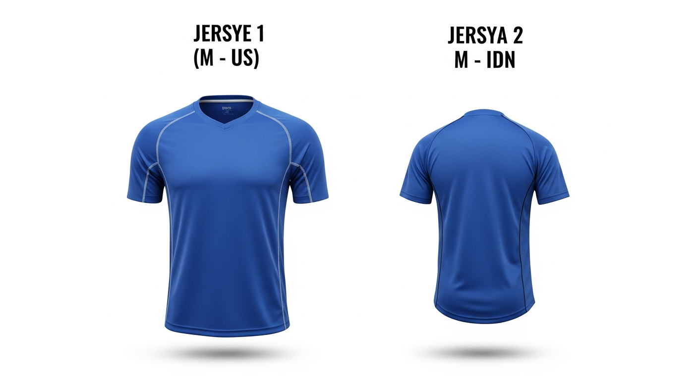 Konversi Ukuran Jersey US vs Indonesia: Tabel & Tips Memilih Ukuran Konversi Ukuran Jersey Us Vs Indonesia Featured