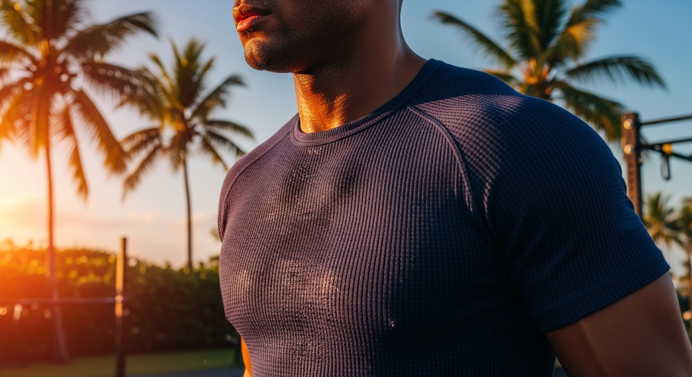 The Tropical Performance Guide: Keunggulan Bahan Waffle Knit di Indonesia - panduan bahan waffle knit jersey | Natex Vendor