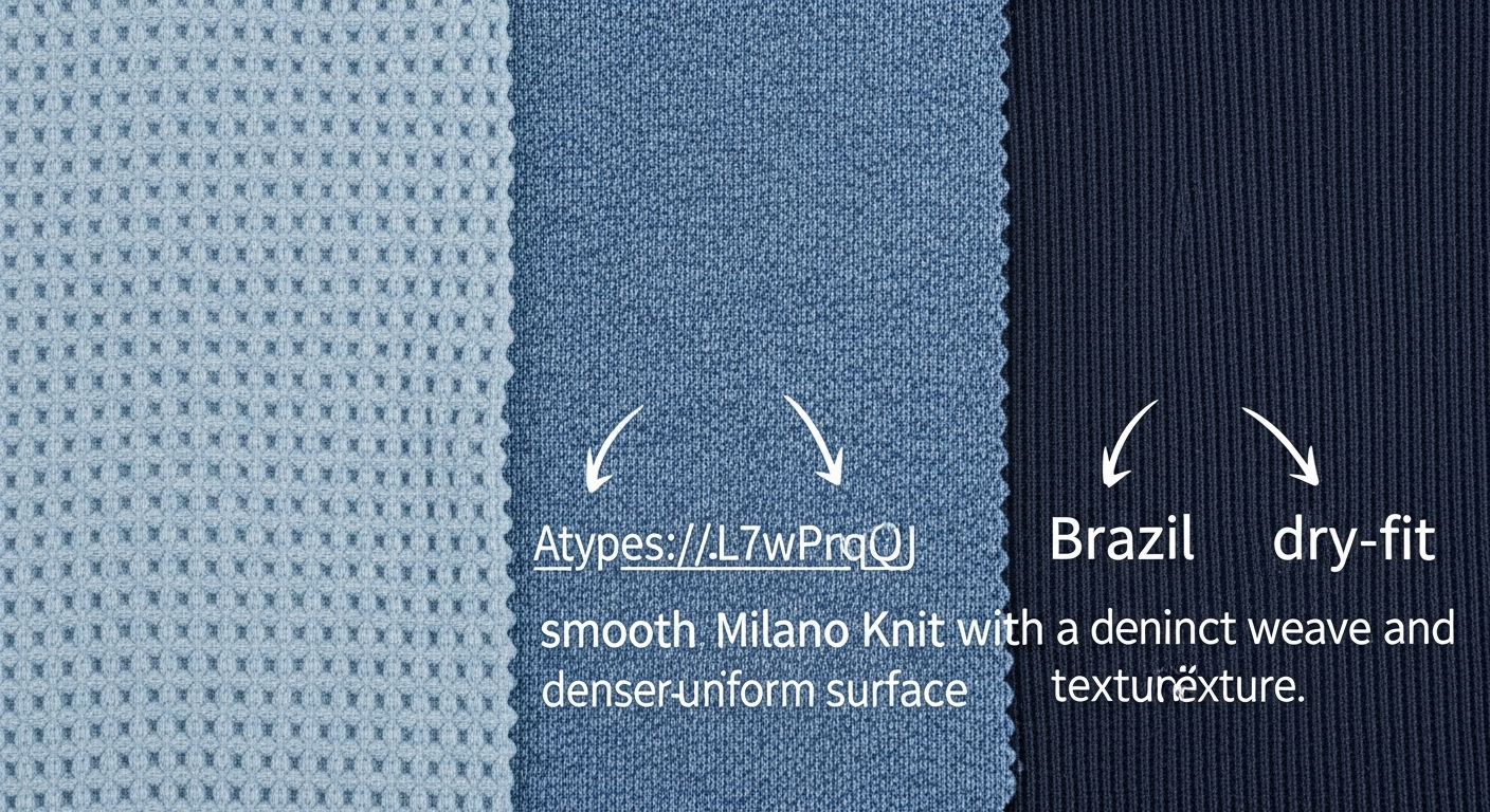 Perbandingan Teknis: Perbedaan Waffle Knit vs Milano vs Brazil - panduan bahan waffle knit jersey | Natex Vendor