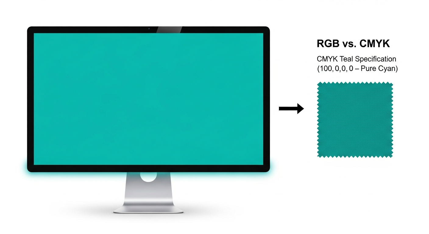 Aspek Teknis: Perbedaan Warna CMYK dan RGB Jersey - panduan pemilihan warna jersey | Natex Vendor