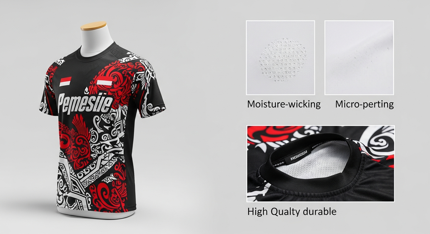 panduan size chart jersey custom