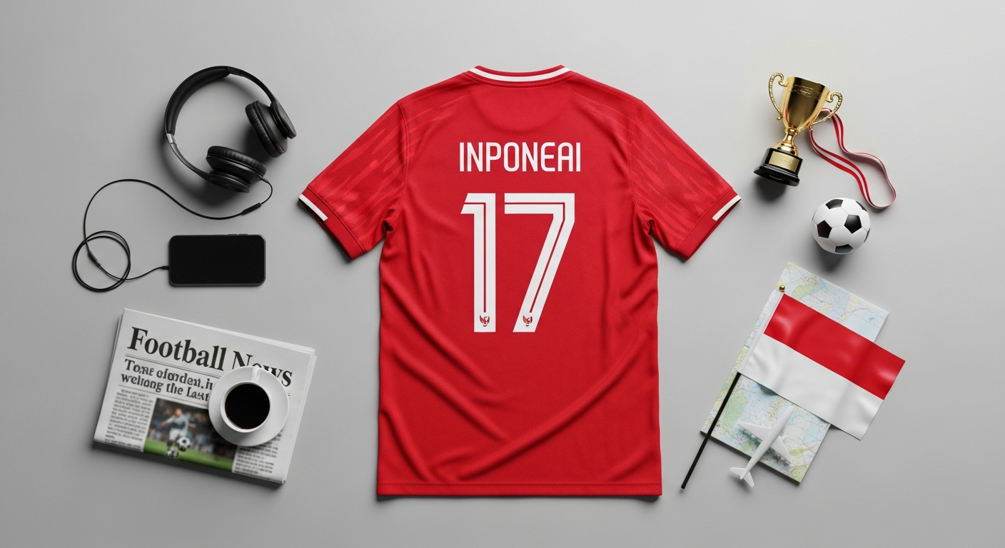 penempatan logo di jersey