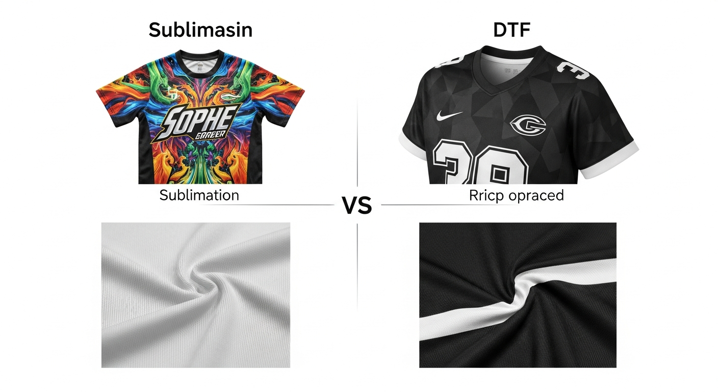 perbedaan sublimasi dan DTF