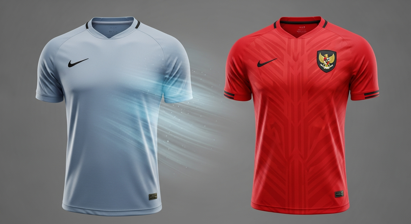 polyester jersey adem atau panas