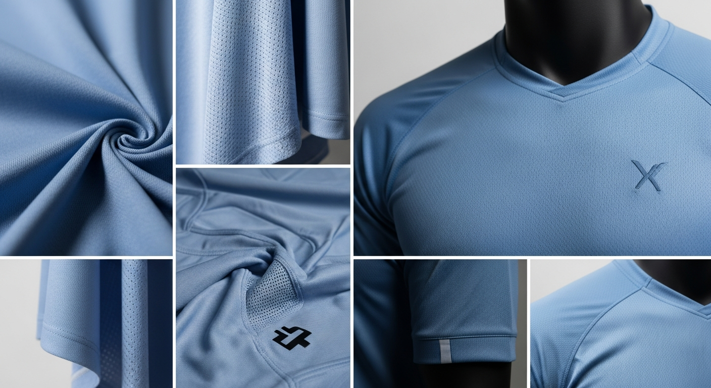 polyester jersey adem atau panas