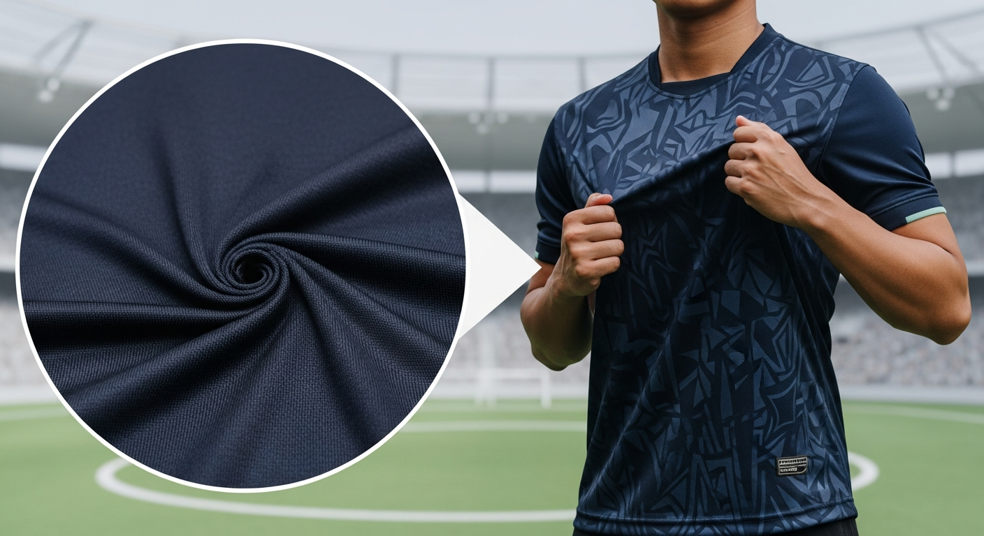 polyester jersey elastis stretch