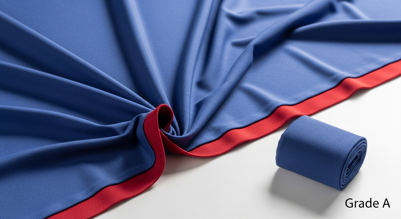 polyester jersey grade A vs B