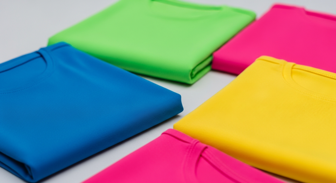 polyester jersey warna cerah