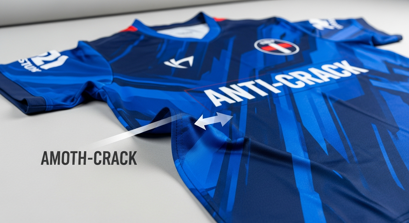 sablon jersey anti crack