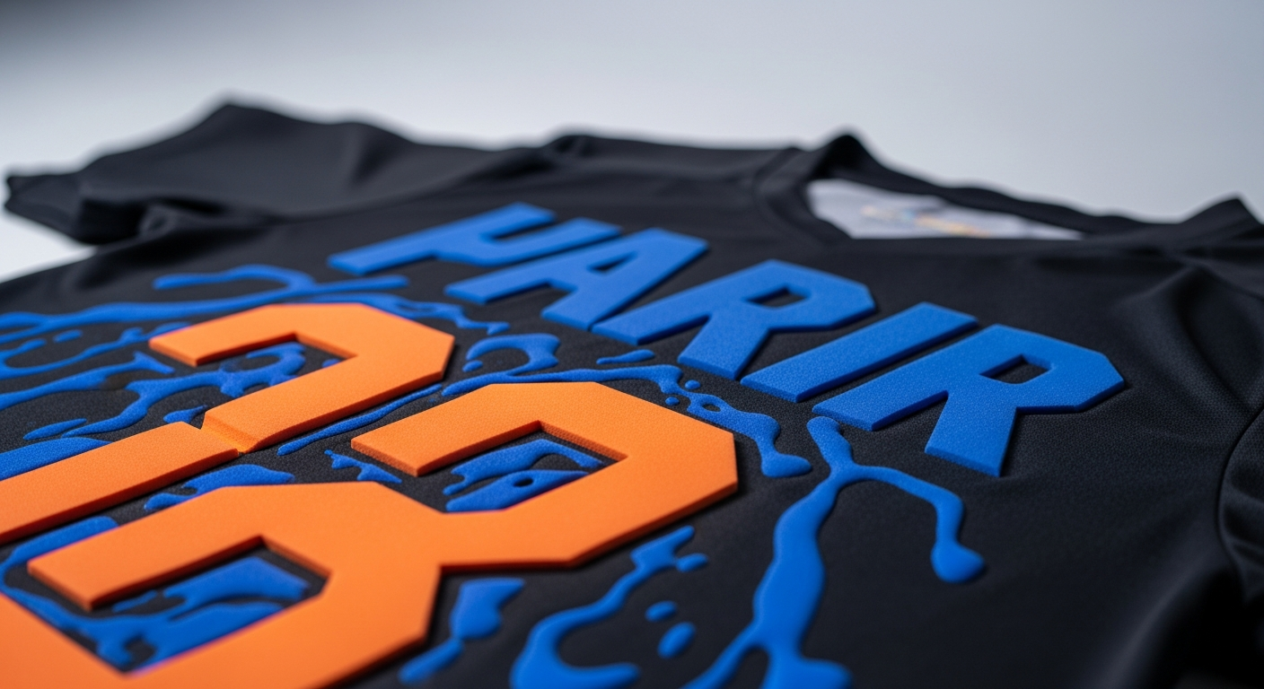 sablon jersey foam 3D