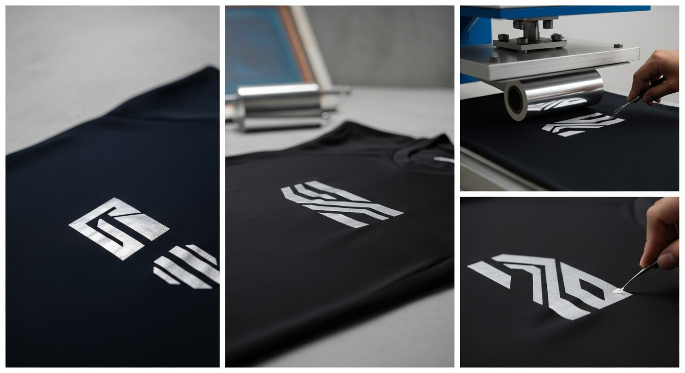 sablon jersey foil silver