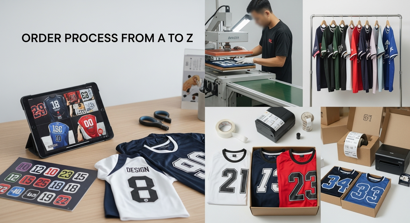 sablon jersey futsal custom