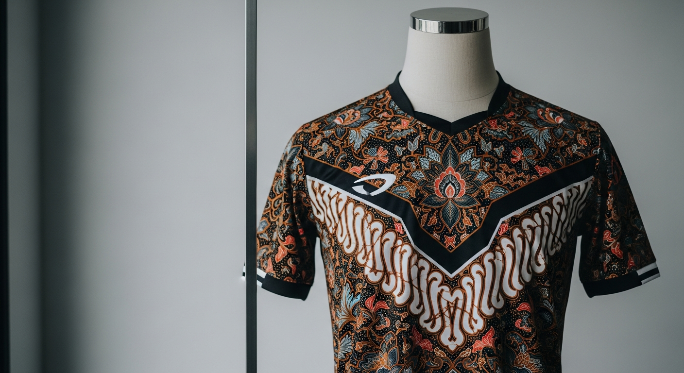 sablon jersey motif batik