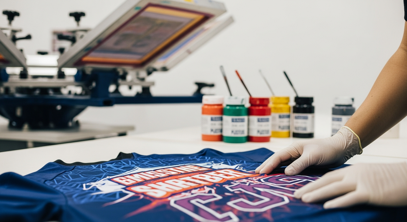 sablon jersey plastisol vs rubber