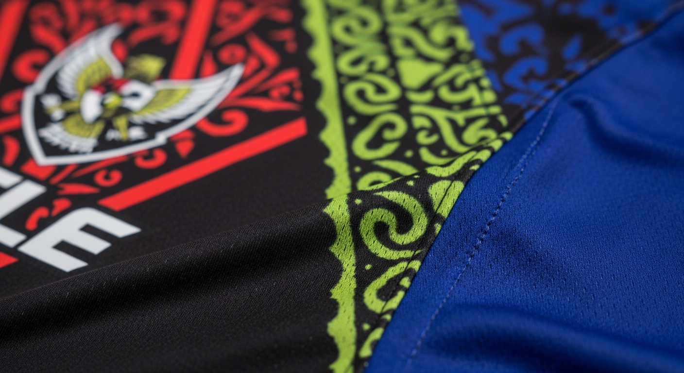 sablon jersey polo shirt