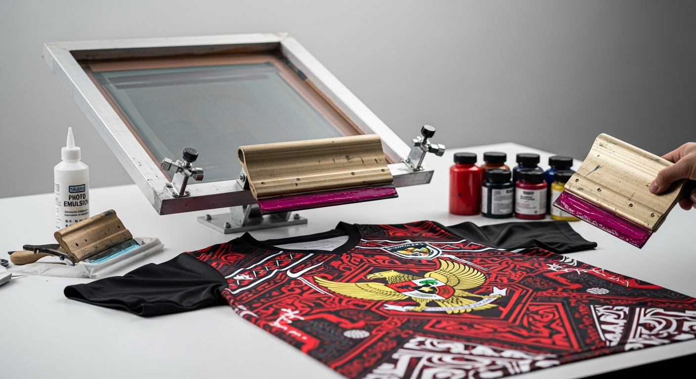 sablon manual vs mesin