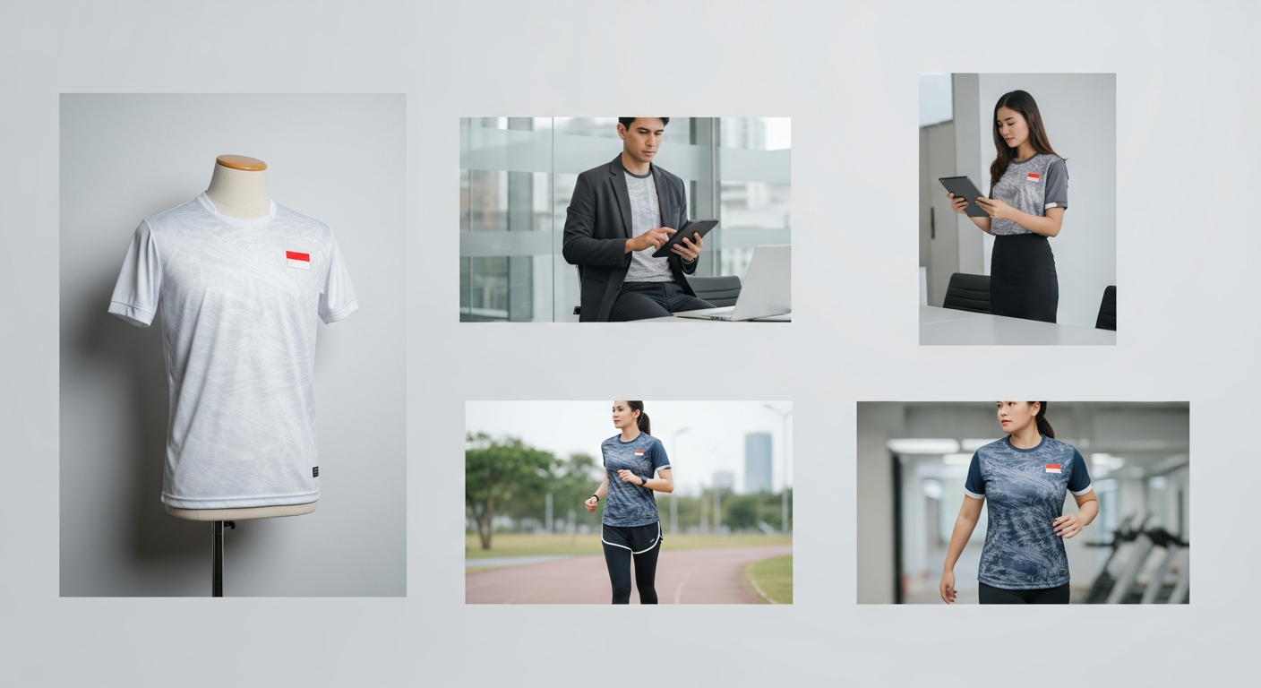 size chart jersey badminton