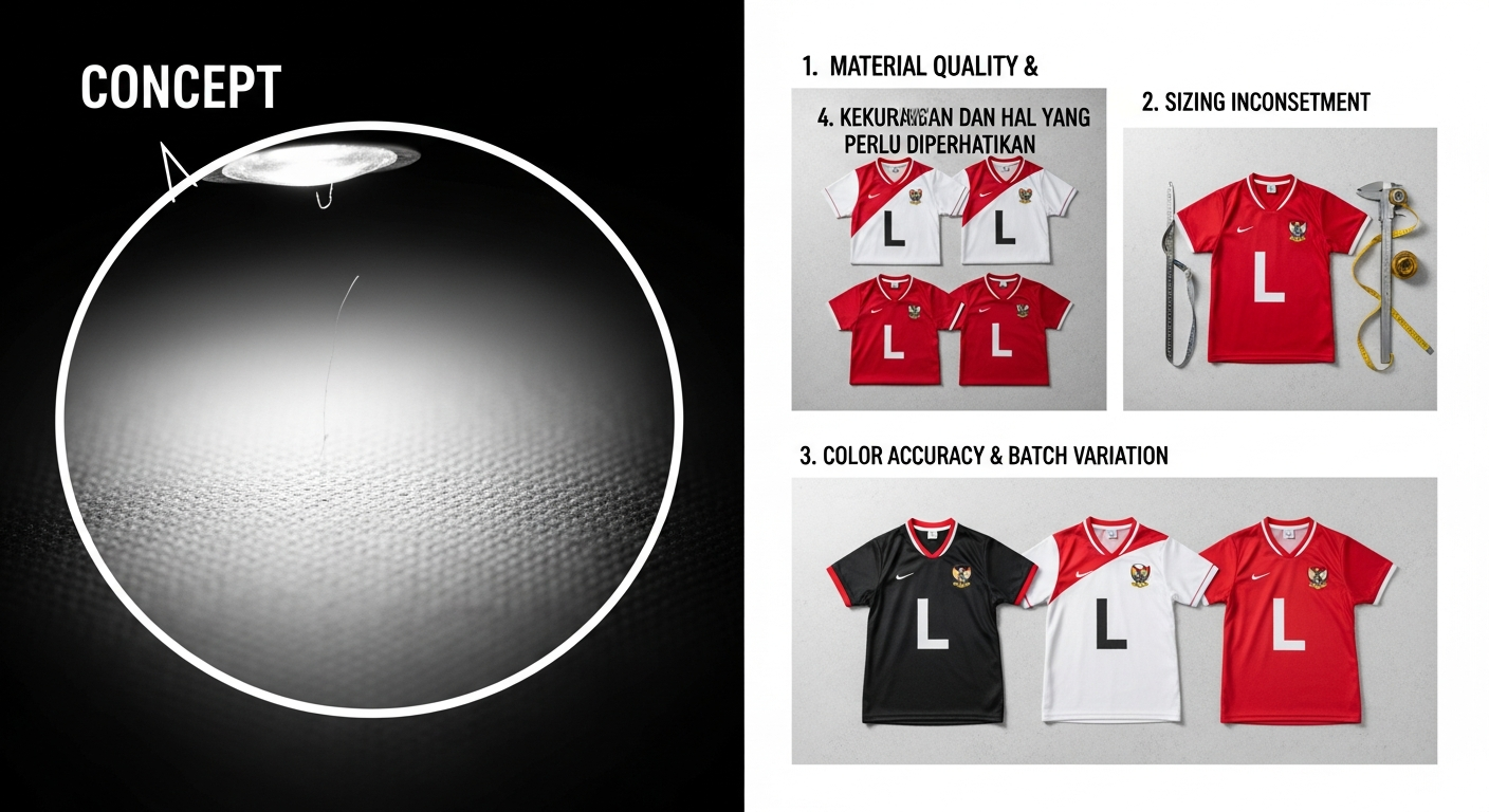 size chart jersey GK kiper