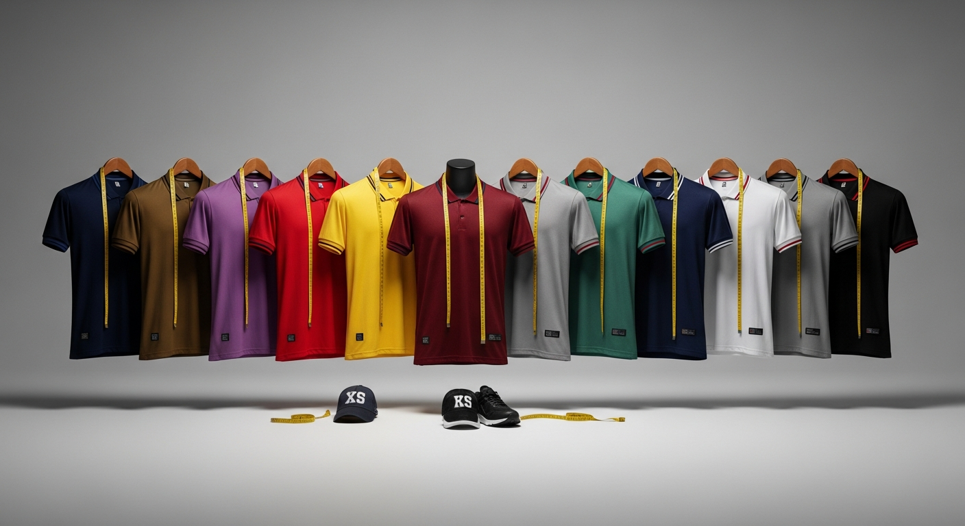 size chart jersey regular fit