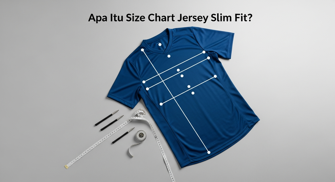 size chart jersey slim fit