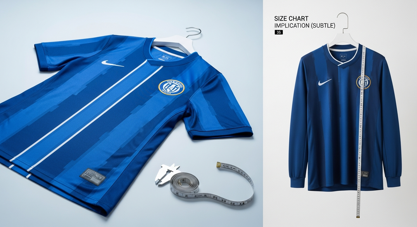 size chart jersey untuk orang kurus