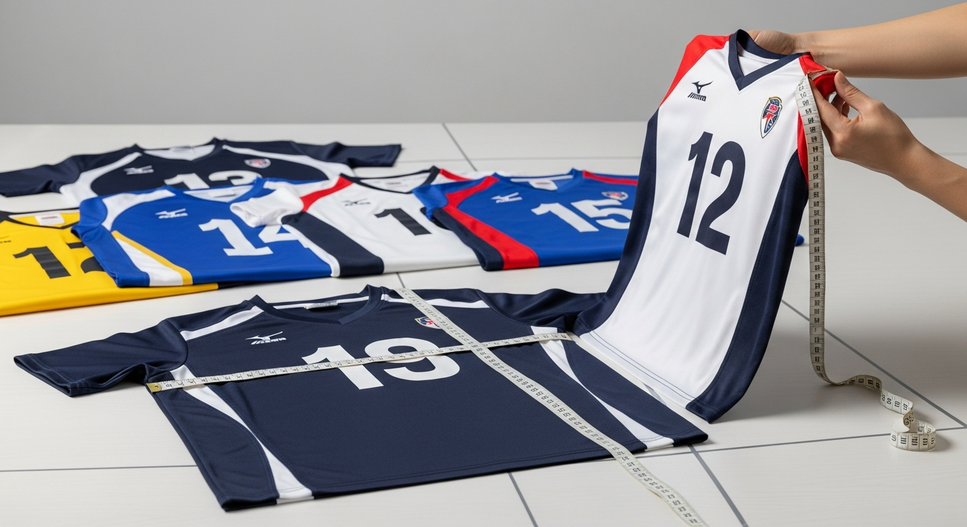 size chart jersey voli