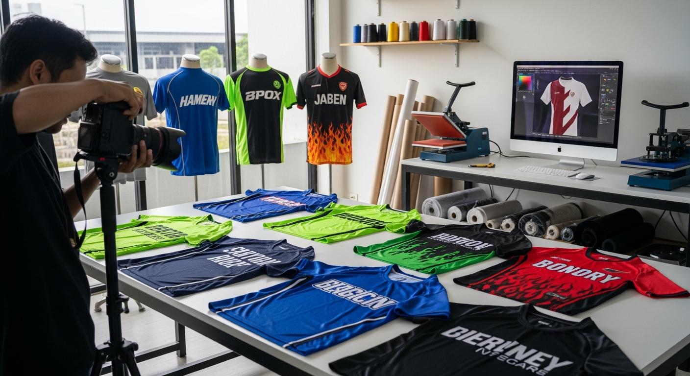 strategi branding jersey custom