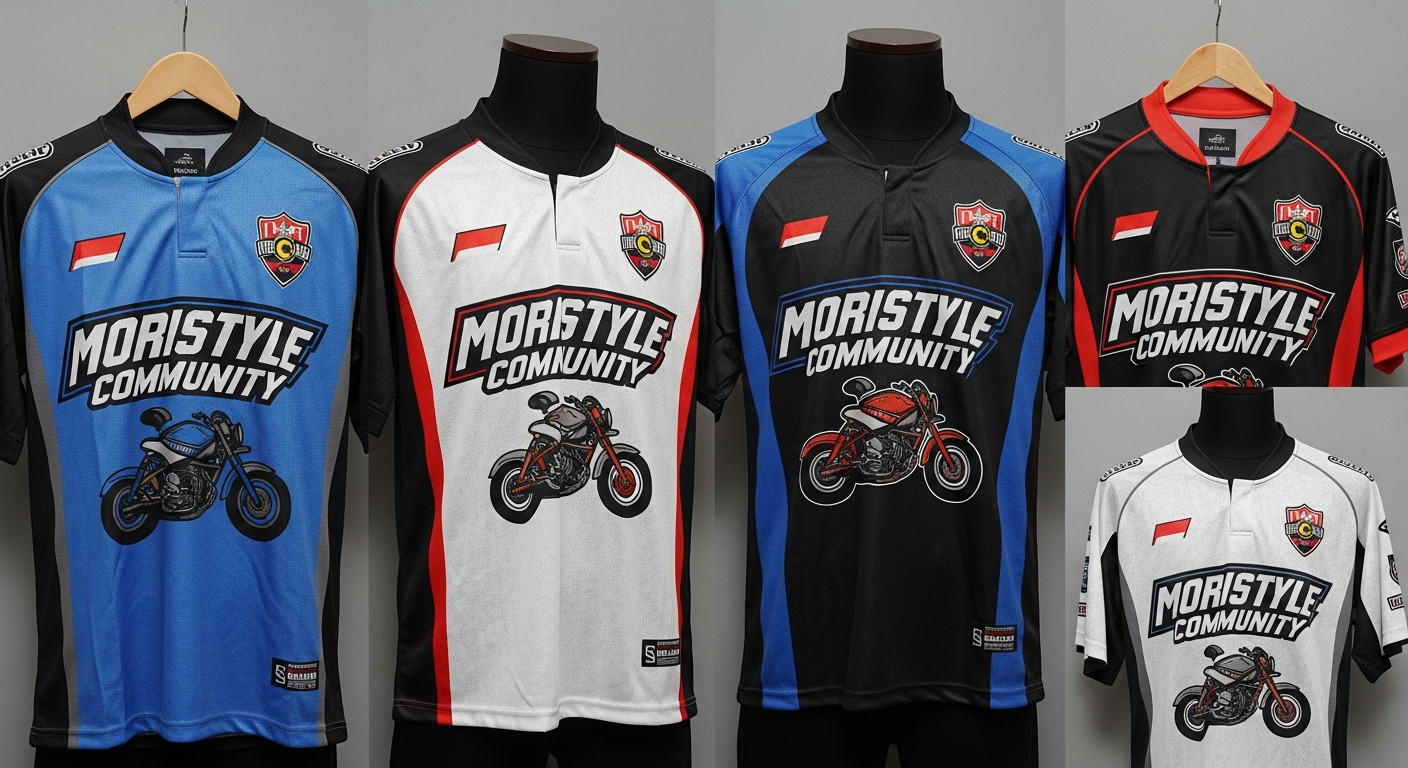 studi kasus jersey komunitas motor
