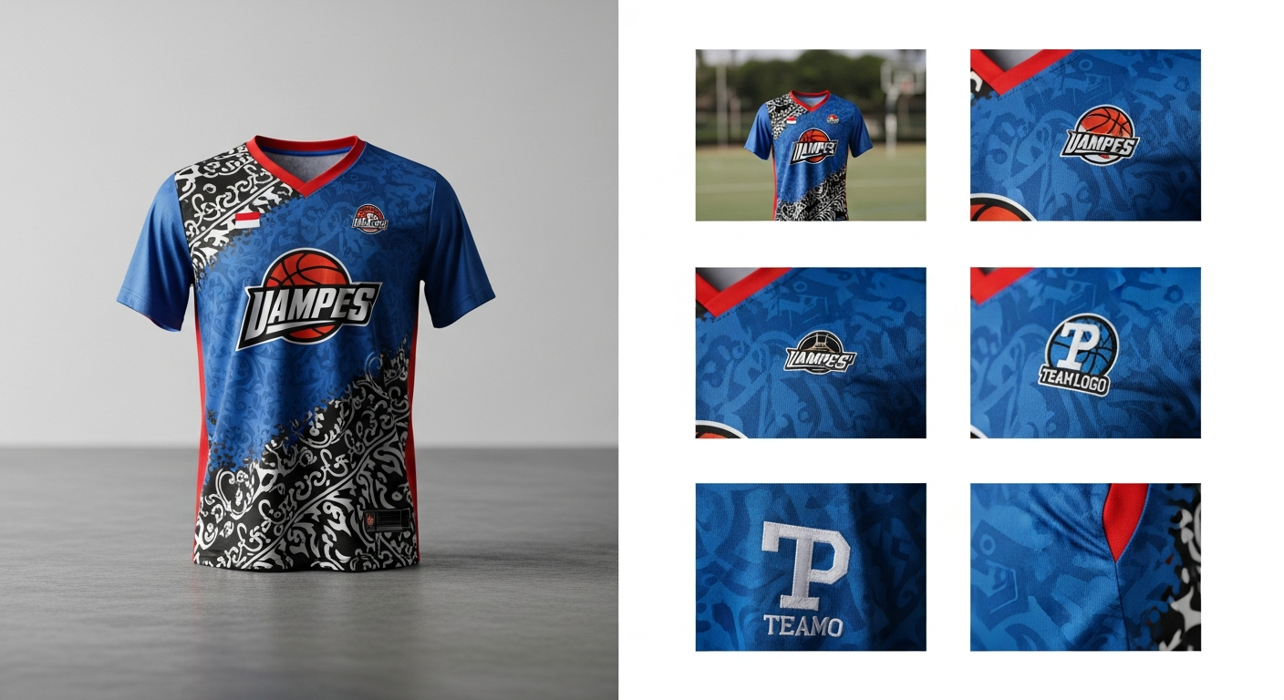 studi kasus jersey tim basket kampus