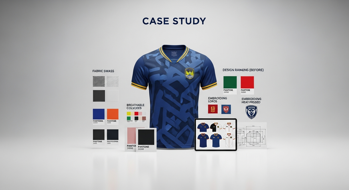 studi kasus jersey tim sepak bola