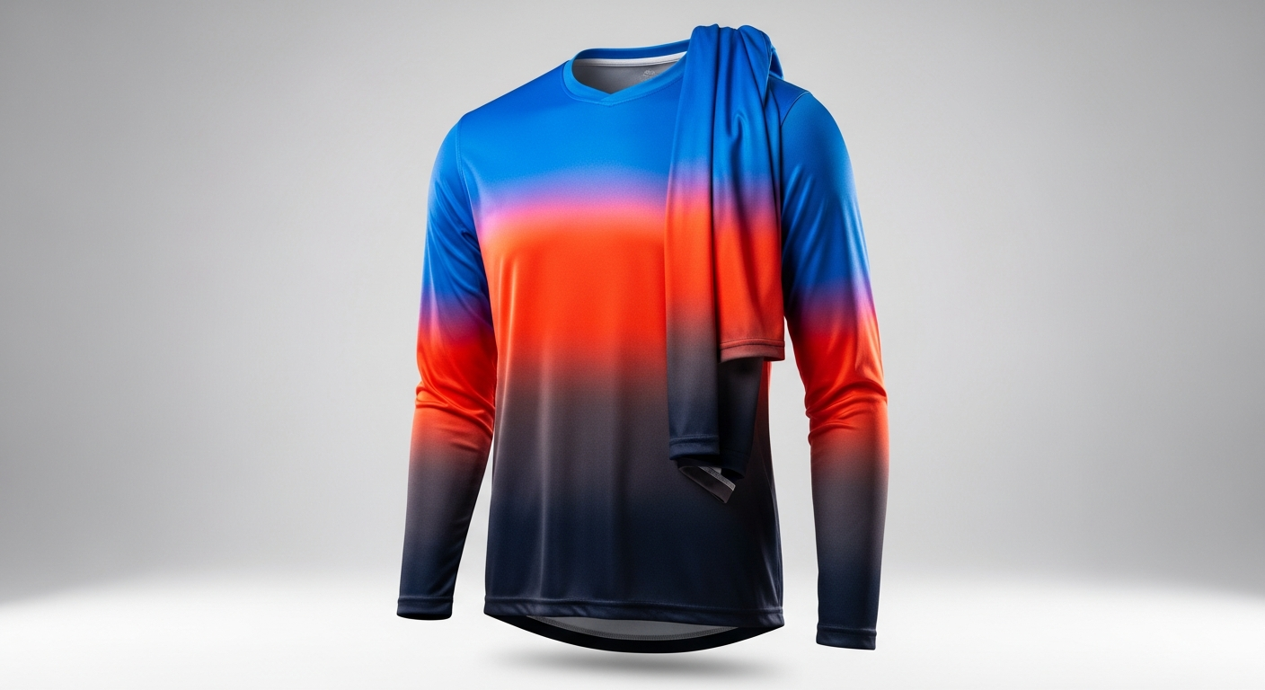 sublimasi jersey gradasi warna